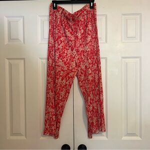 ASOS Flowy Floral Pull-On Wide-Leg Pants